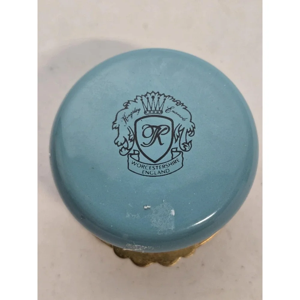 Kingsley Enamels 'Happy Birthday' Porcelain Floral Trinket Box - Picture 3 of 5